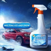 DUMUIELD Deals Deicer Spray Windshield De-Icer Car Glass Defroster for Car Windshield Washer Fluid Winter Liquid Ice Melt Spray Desfroster for Car Windshield 17.6 OZ. De Icer Spray